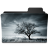 Tree Blue Icon 48x48 png